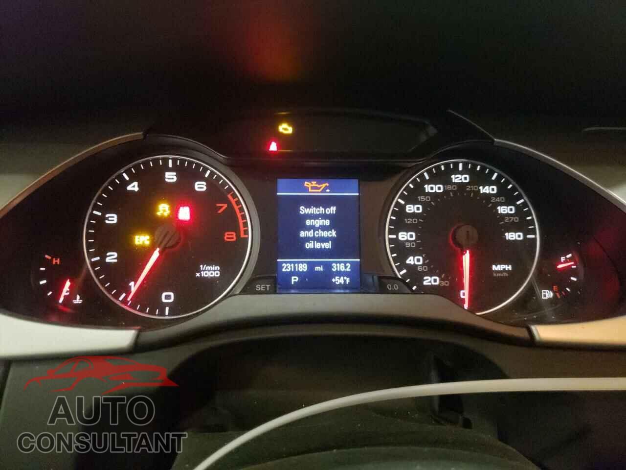 AUDI A4 2009 - WAUGF78K69A191505