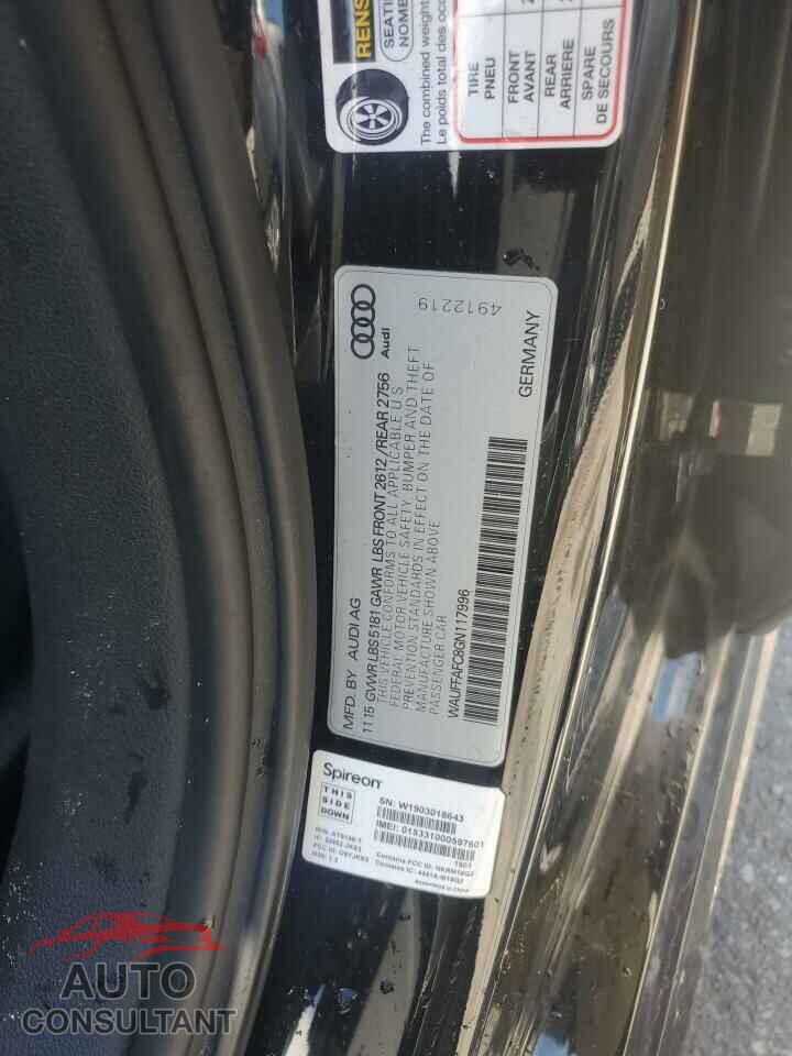 AUDI A6 2016 - WAUFFAFC8GN117996