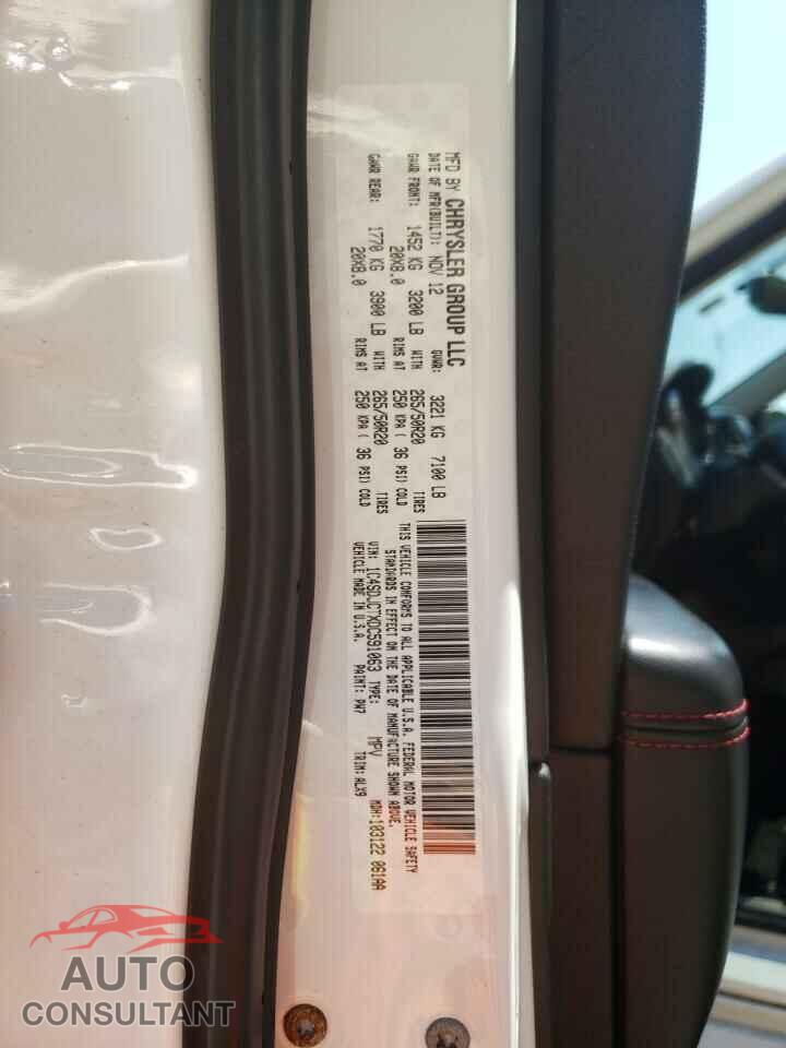 DODGE DURANGO 2013 - 1C4SDJCTXDC591063