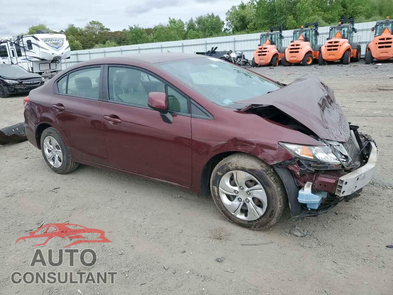 HONDA CIVIC 2013 - 19XFB2F54DE237784