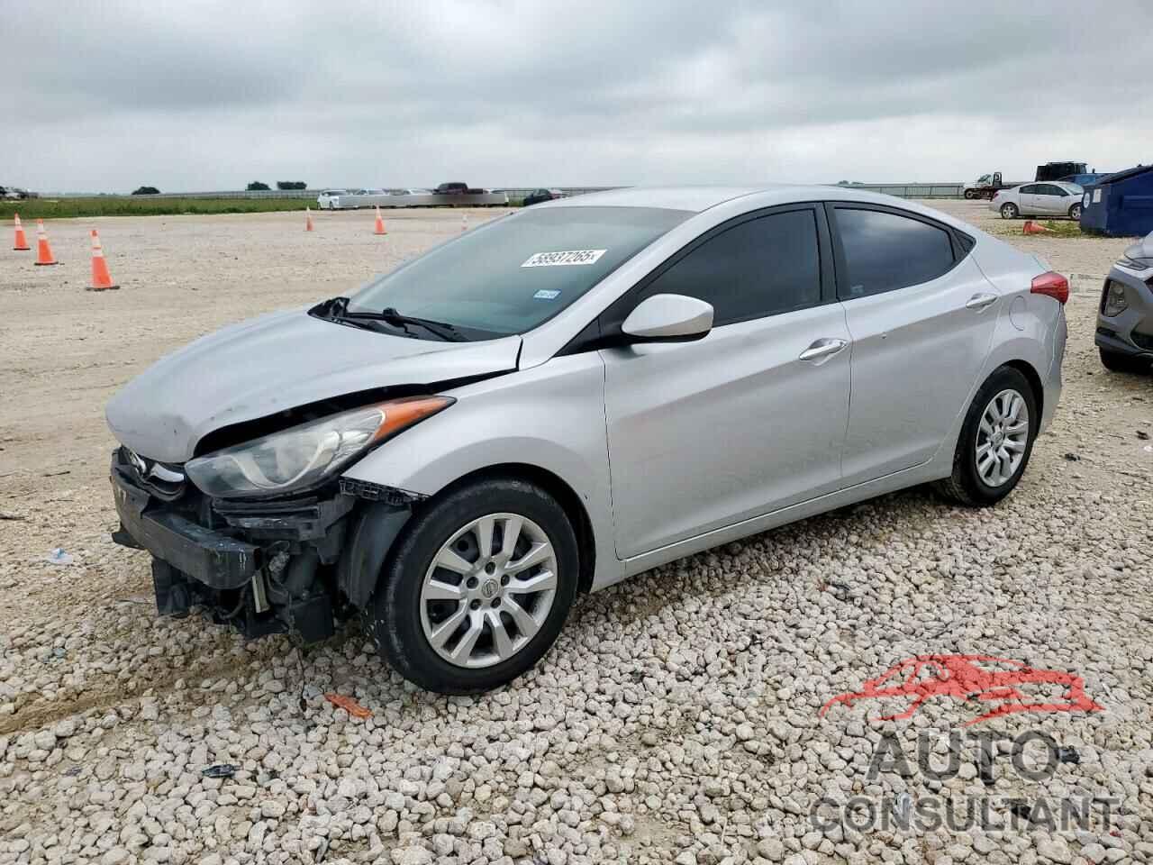 HYUNDAI ELANTRA 2013 - KMHDH4AE0DU005706