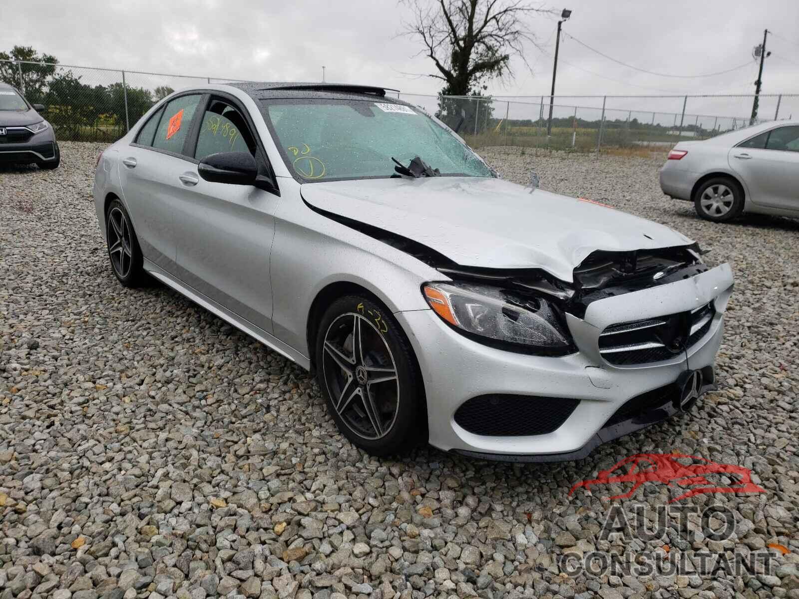 MERCEDES-BENZ C-CLASS 2017 - 55SWF4KB8HU228726