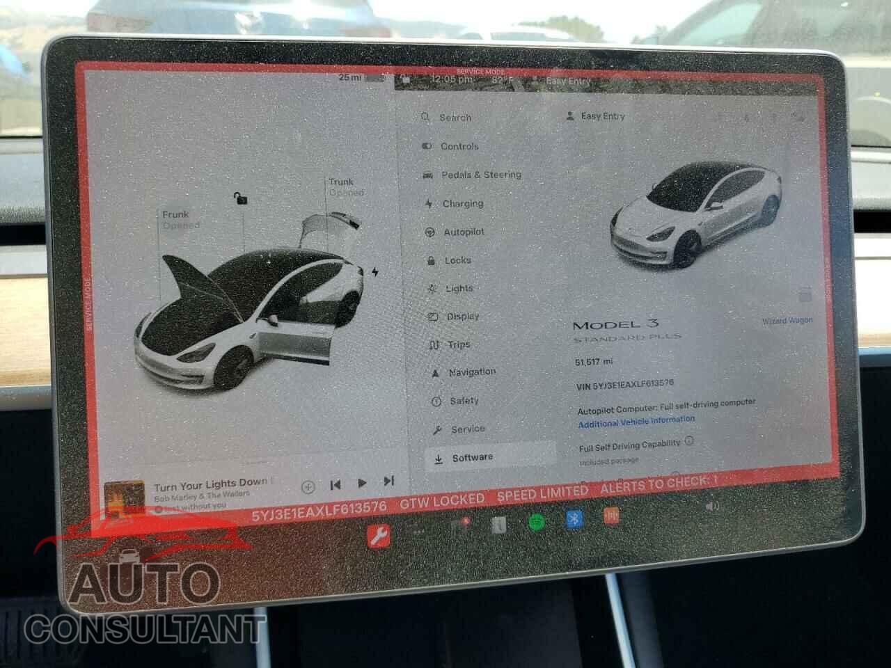 TESLA MODEL 3 2020 - 5YJ3E1EAXLF613576