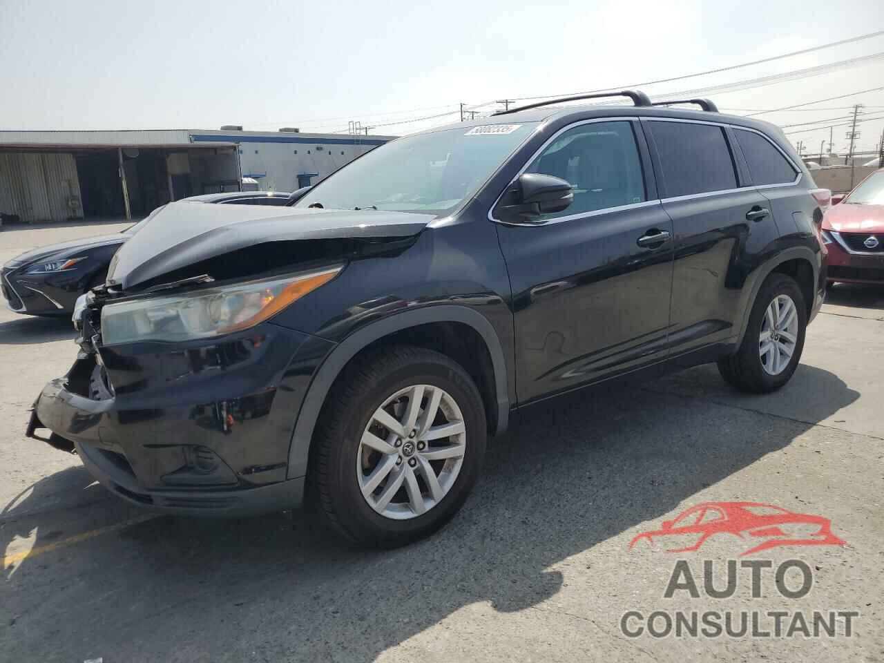 TOYOTA HIGHLANDER 2016 - 5TDZARFH0GS019130