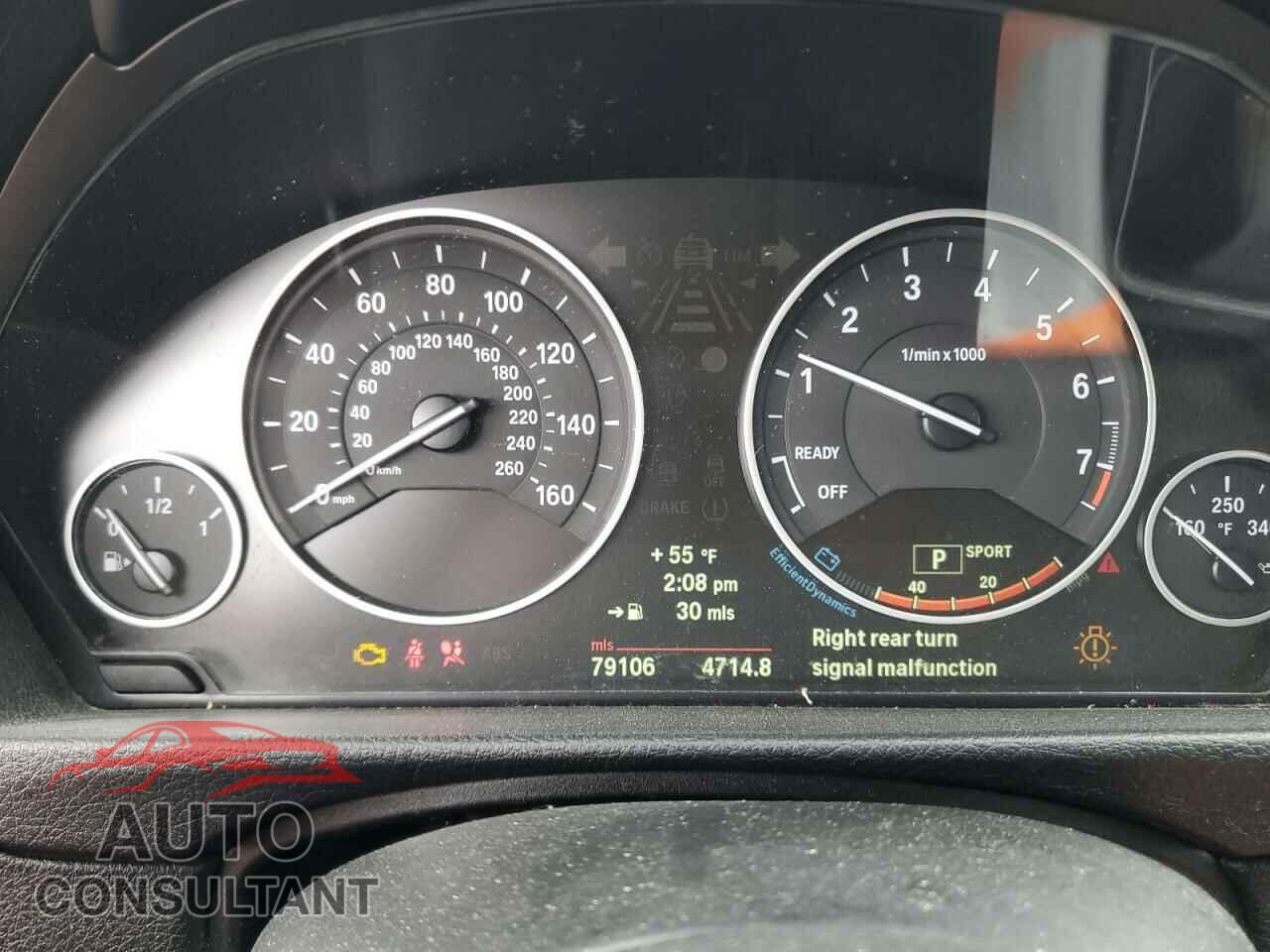 BMW 3 SERIES 2013 - WBA3B3C53DF538630