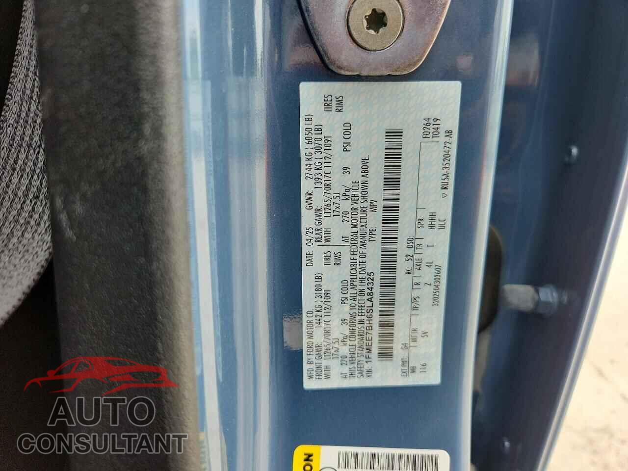 FORD BRONCO 2025 - 1FMEE7BH6SLA84325
