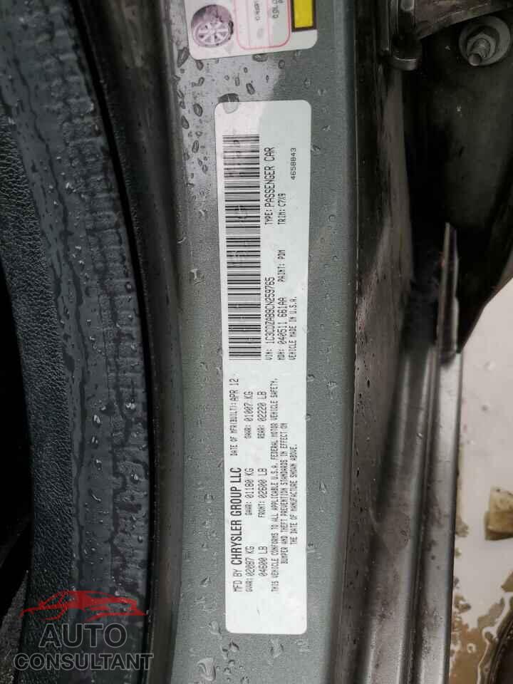 DODGE AVENGER 2012 - 1C3CDZAB9CN259765