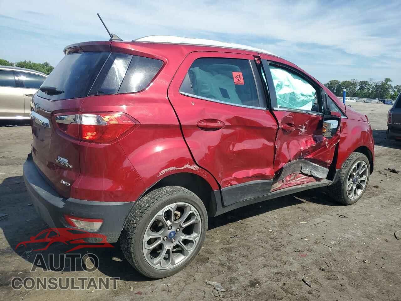 FORD ECOSPORT 2019 - MAJ6S3KL9KC310202
