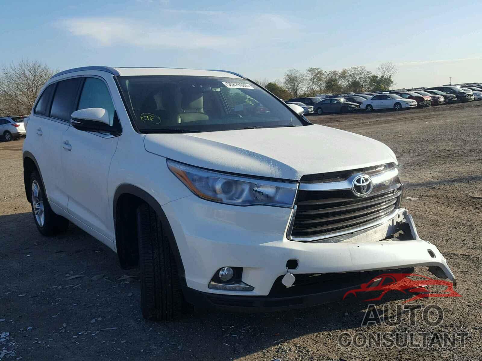 TOYOTA HIGHLANDER 2015 - 5TDDKRFH0FS096747