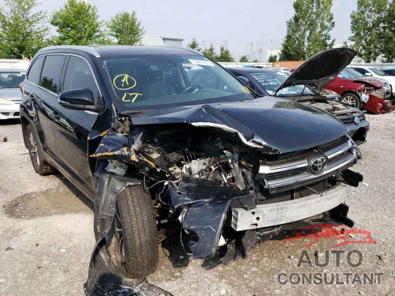 TOYOTA HIGHLANDER 2017 - 5TDJZRFH8HS406273