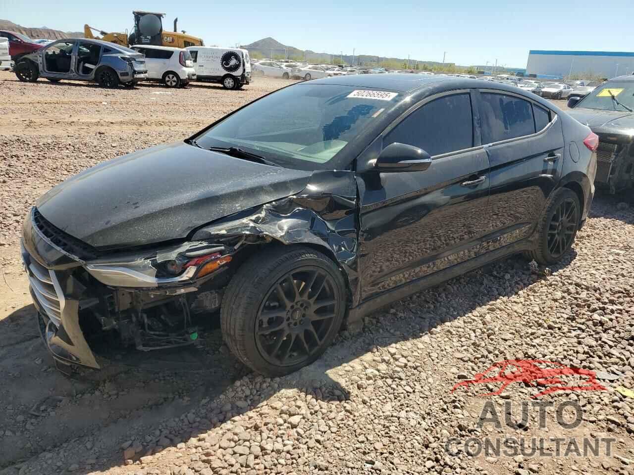 HYUNDAI ELANTRA 2018 - KMHD04LB7JU507876