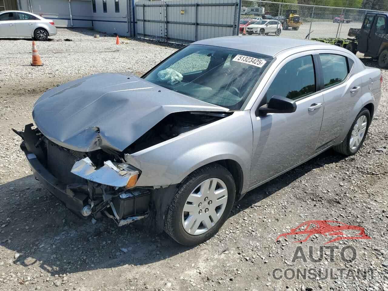 DODGE AVENGER 2013 - 1C3CDZAB9DN544080