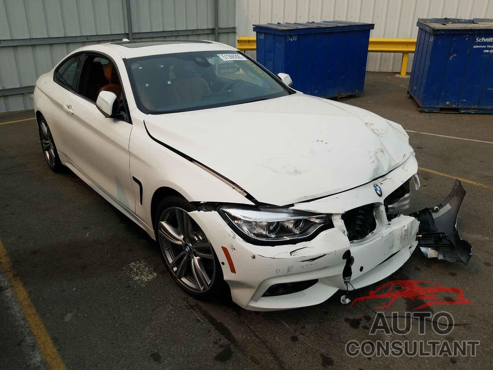 BMW 4 SERIES 2017 - WBA4P1C37HK522856