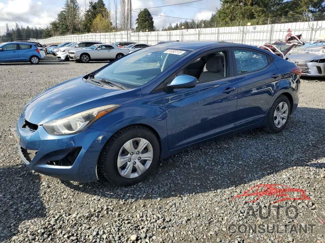 HYUNDAI ELANTRA 2016 - KMHDH4AE6GU517958