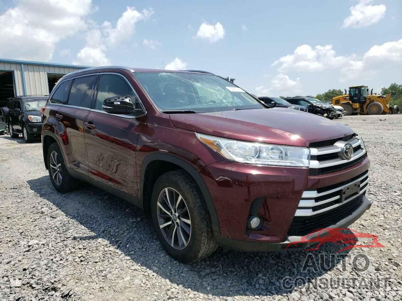 TOYOTA HIGHLANDER 2019 - 5TDJZRFH7KS740298