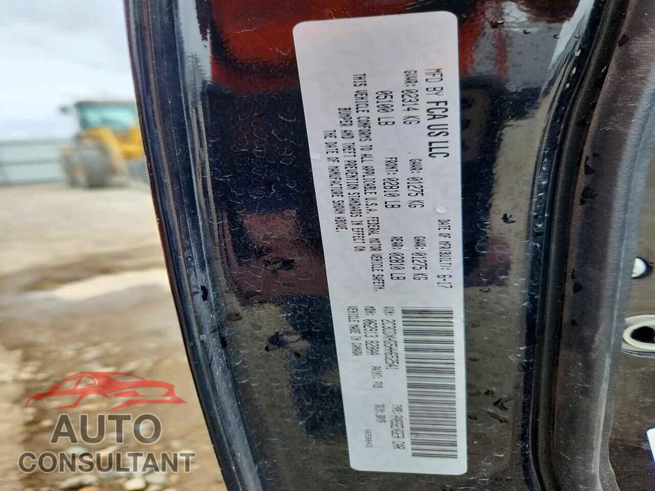 DODGE CHARGER 2017 - 2C3CDXHG5HH652541