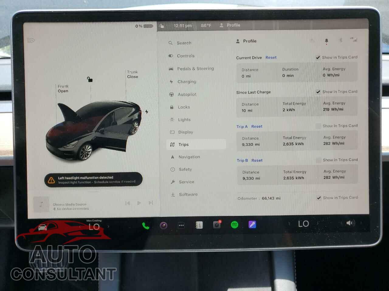 TESLA MODEL 3 2022 - 5YJ3E1EA8NF289207