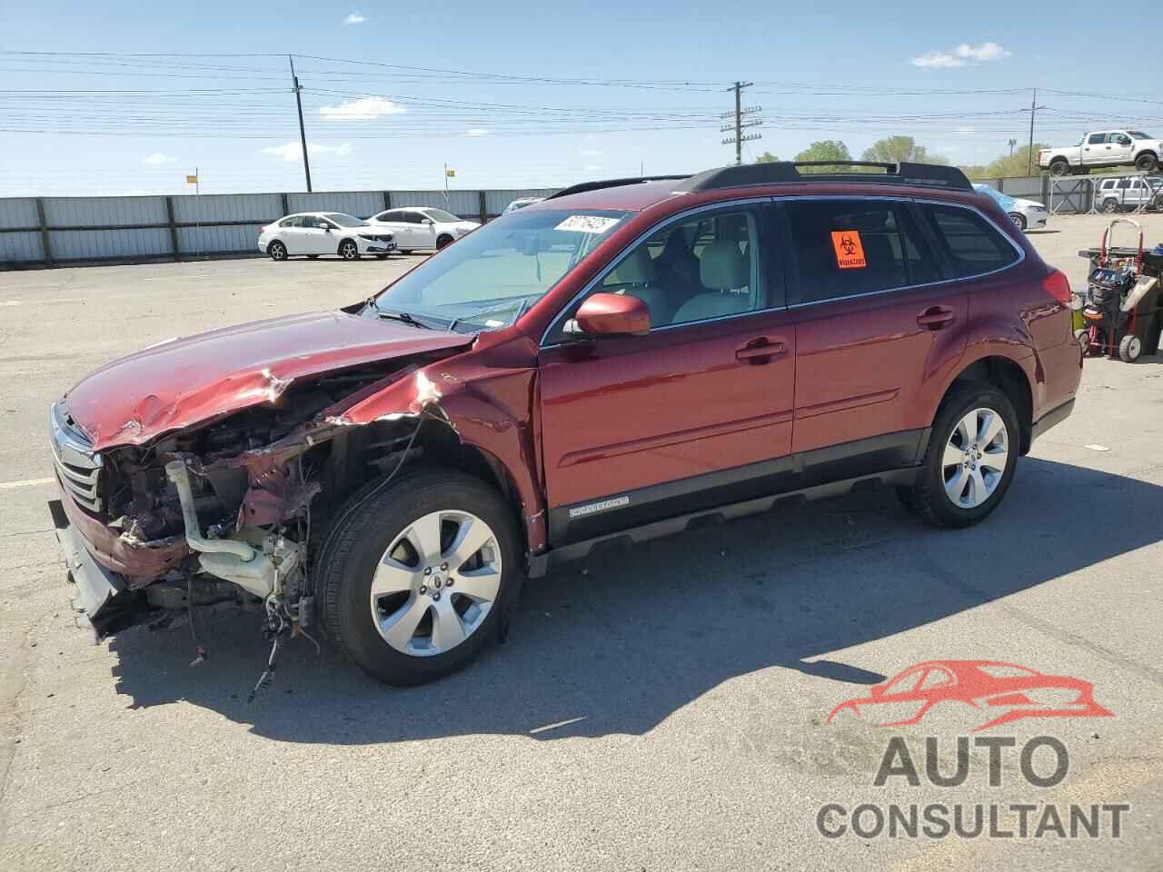 SUBARU OUTBACK 2011 - 4S4BREJC7B2430941
