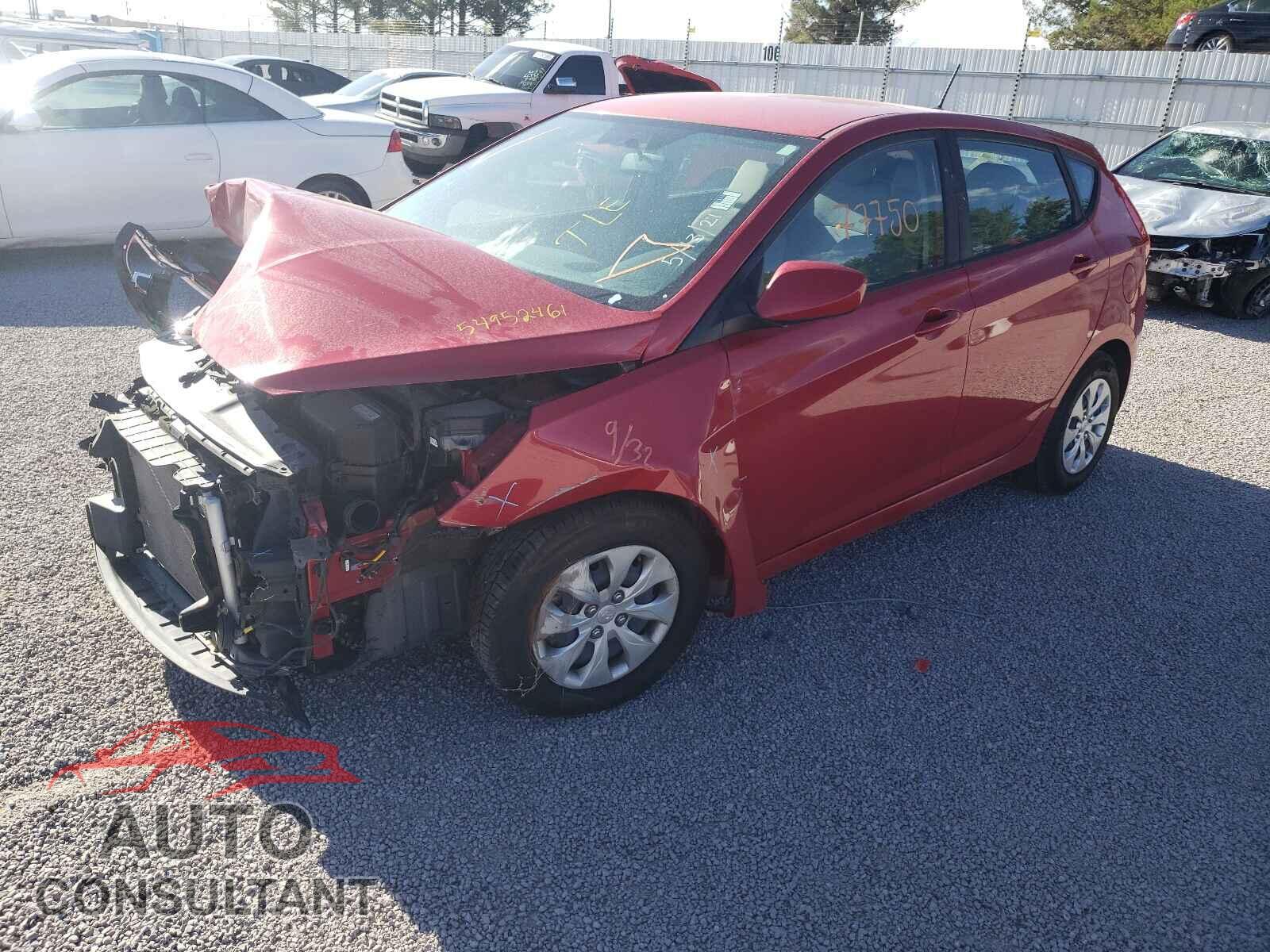 HYUNDAI ACCENT 2017 - KMHCT5AE3HU341940