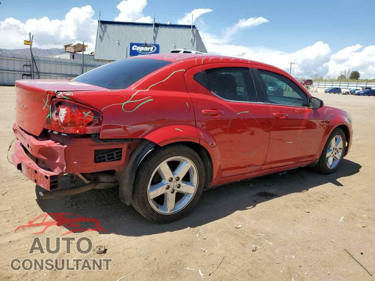 DODGE AVENGER 2013 - 1C3CDZAB4DN725815