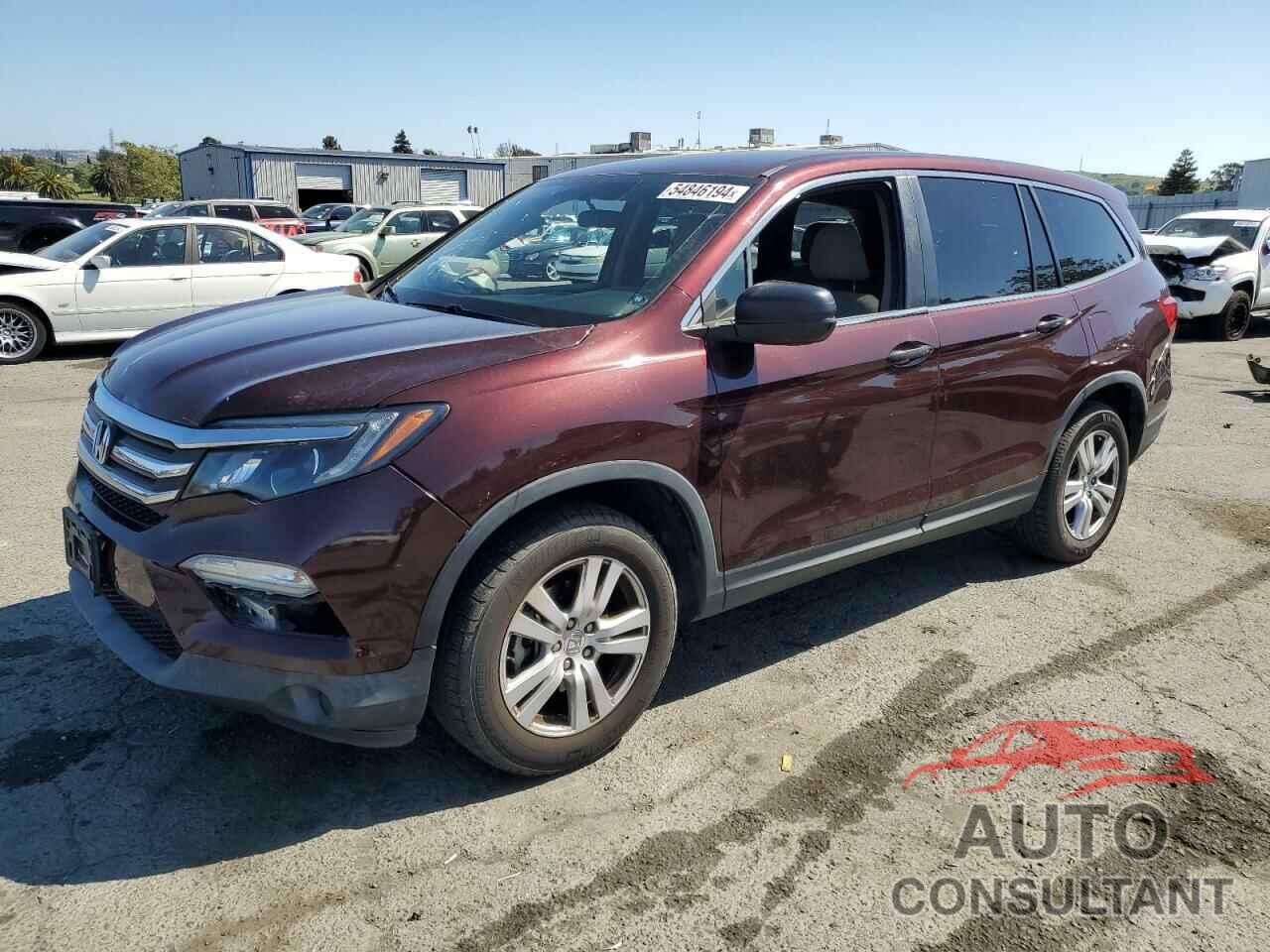 HONDA PILOT 2016 - 5FNYF5H10GB008798