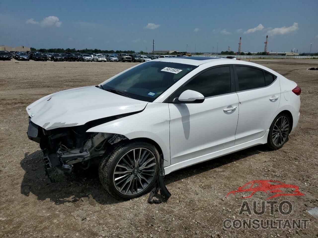HYUNDAI ELANTRA 2018 - KMHD04LB6JU508954