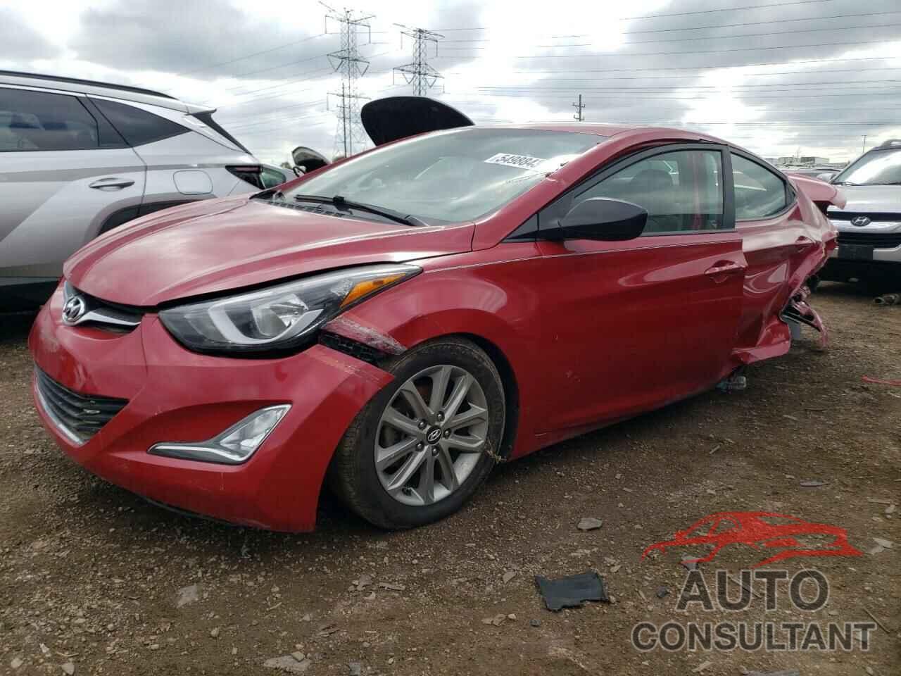 HYUNDAI ELANTRA 2014 - KMHDH4AE5EU057950