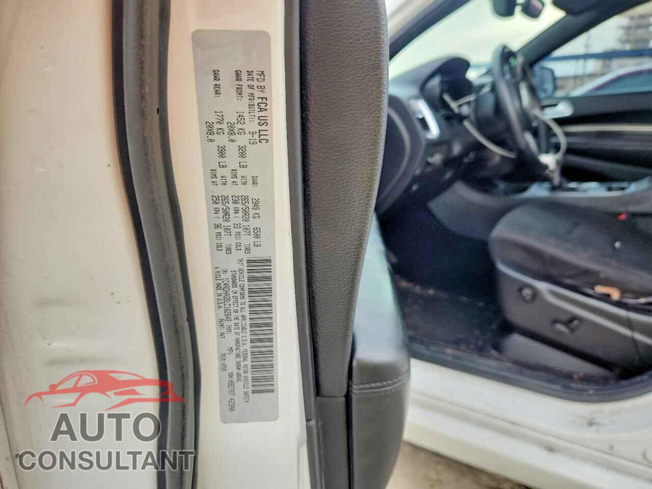 DODGE DURANGO 2020 - 1C4RDHAG5LC162649