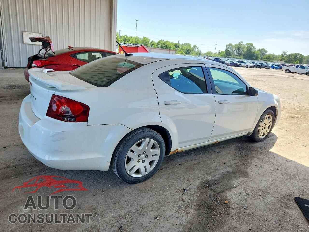DODGE AVENGER 2012 - 1C3CDZAB2CN110615