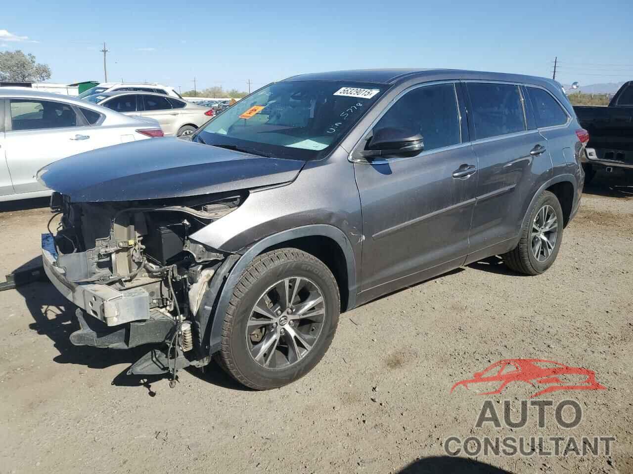 TOYOTA HIGHLANDER 2018 - 5TDZZRFH0JS285778