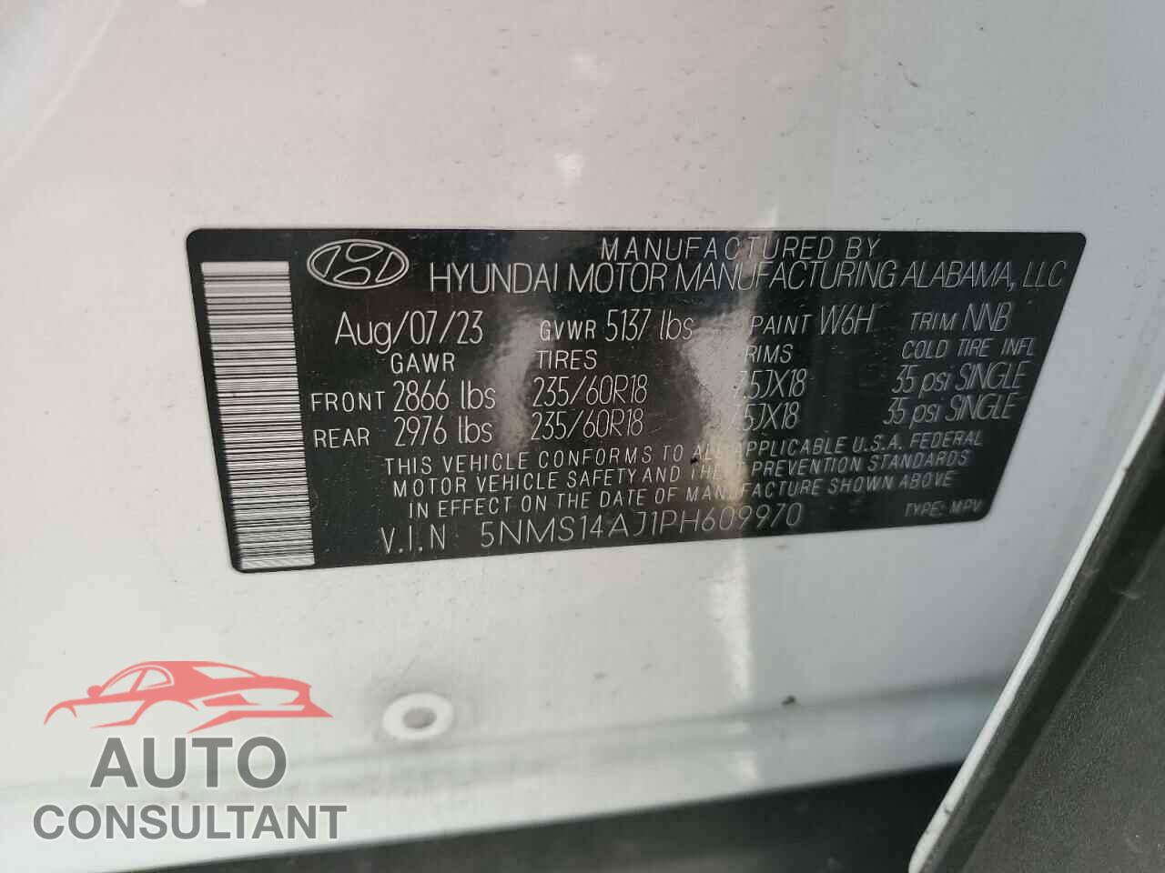HYUNDAI SANTA FE 2023 - 5NMS14AJ1PH609970