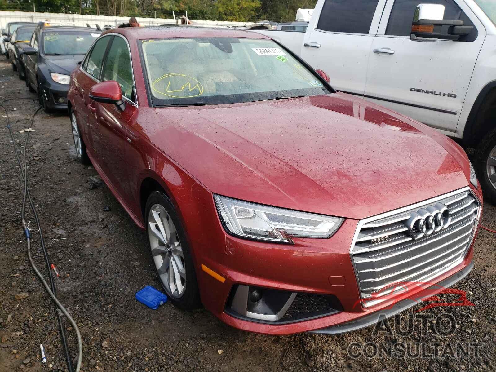 AUDI A4 2019 - WAUENAF49KN019494