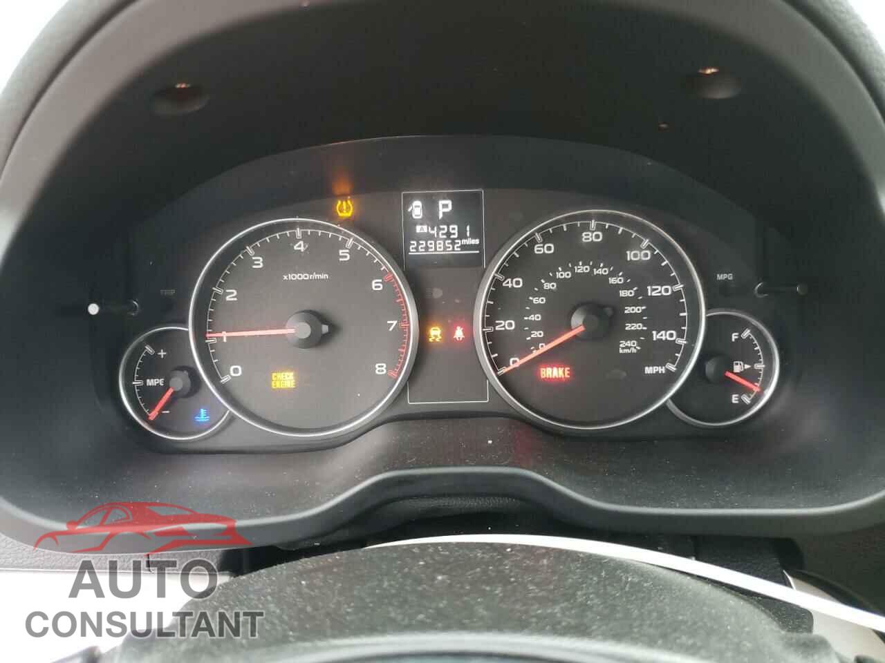 SUBARU OUTBACK 2013 - 4S4BRBCC2D3205111