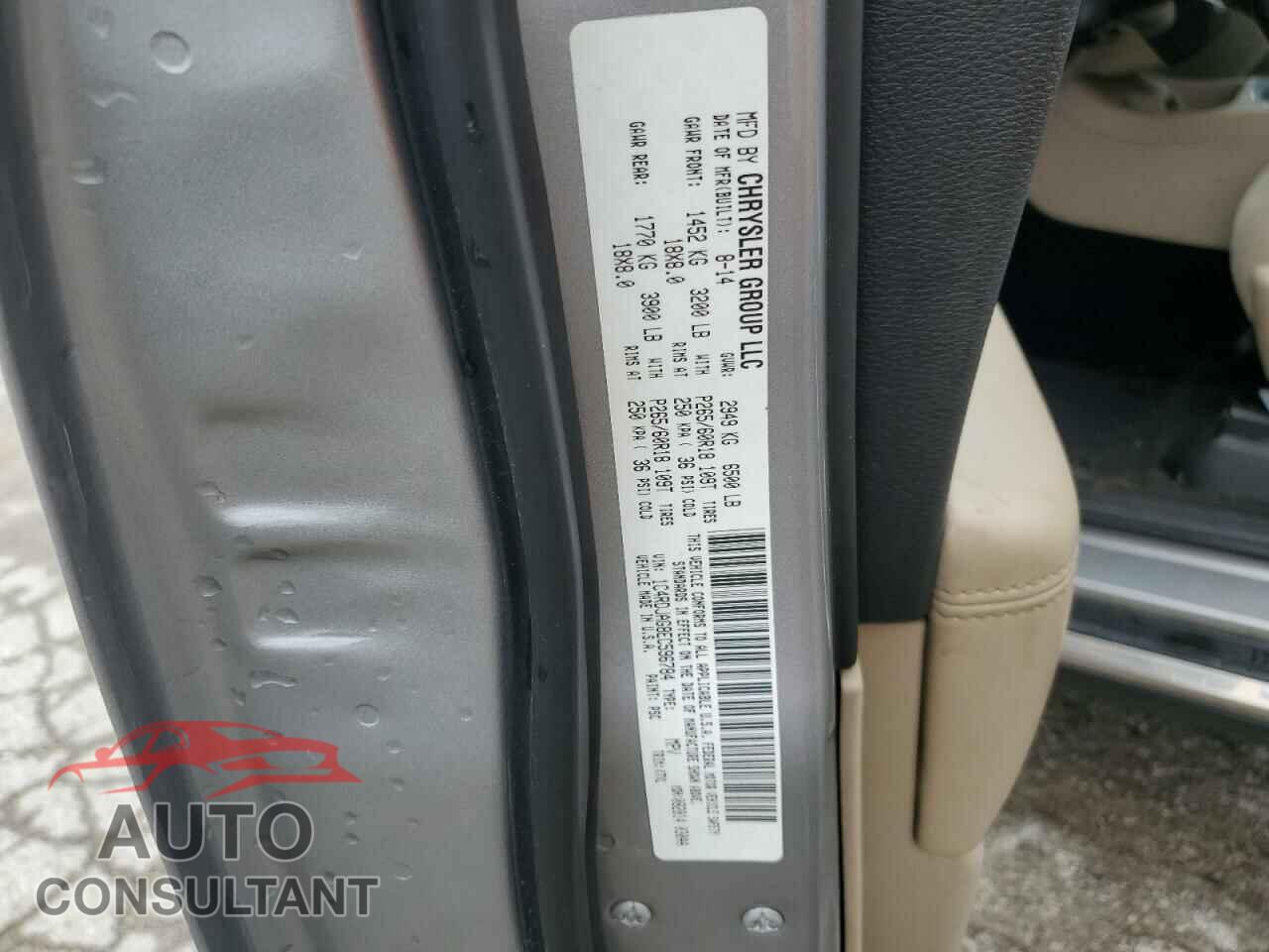 DODGE DURANGO 2014 - 1C4RDJAG8EC596784