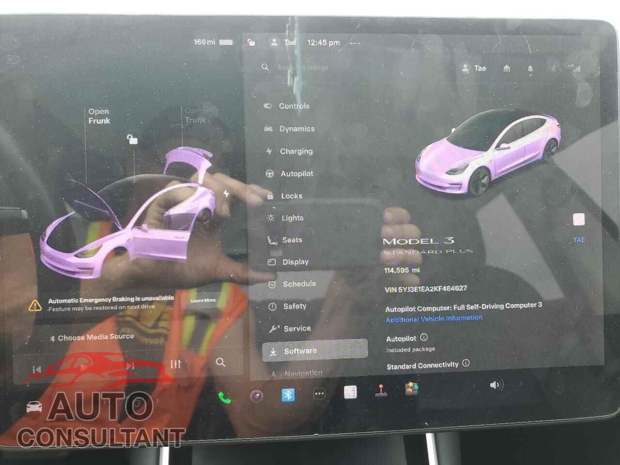 TESLA MODEL 3 2019 - 5YJ3E1EA2KF464627