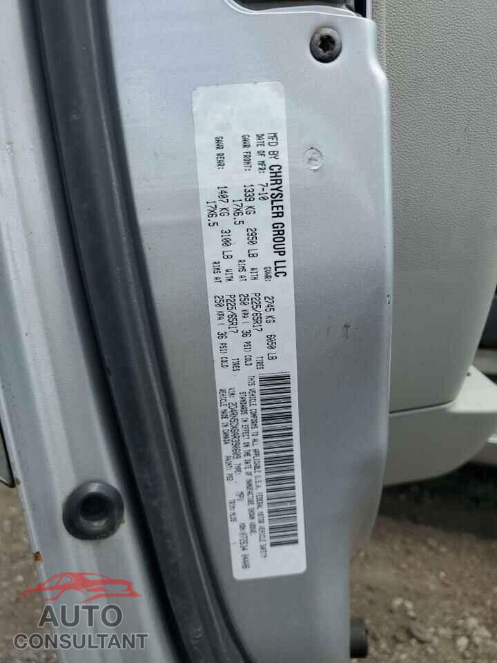 DODGE CARAVAN 2010 - 2D4RN5DX6AR390609