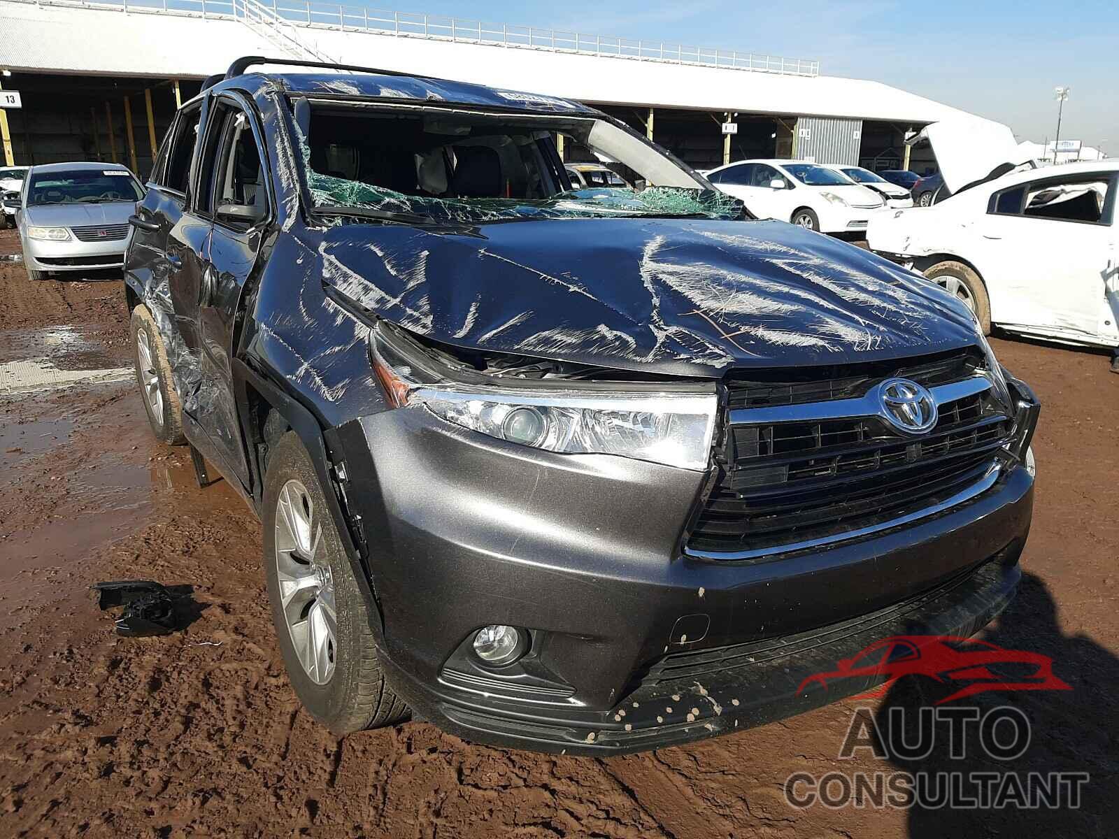 TOYOTA HIGHLANDER 2016 - 5TDZKRFH1GS169387