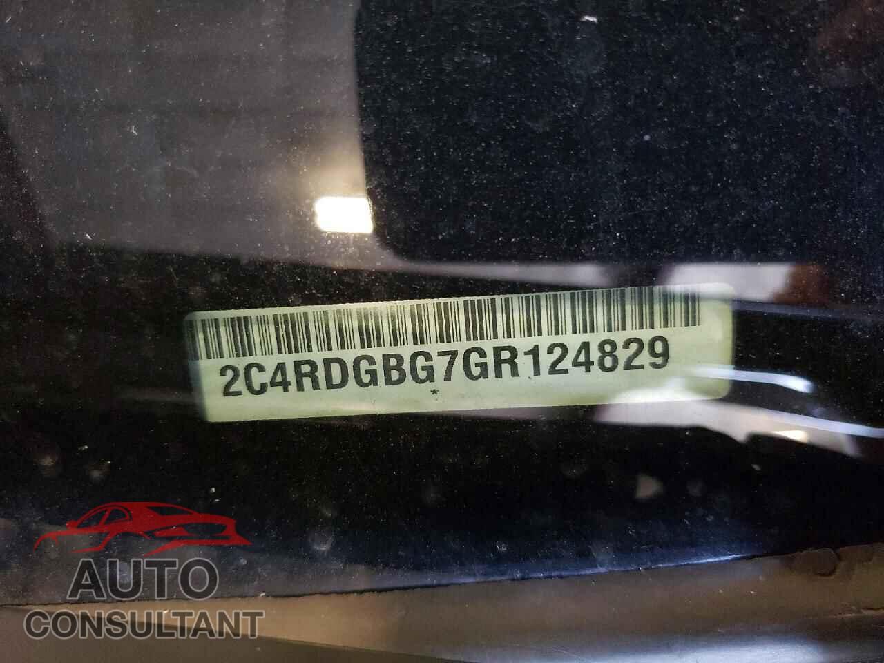 DODGE CARAVAN 2016 - 2C4RDGBG7GR124829