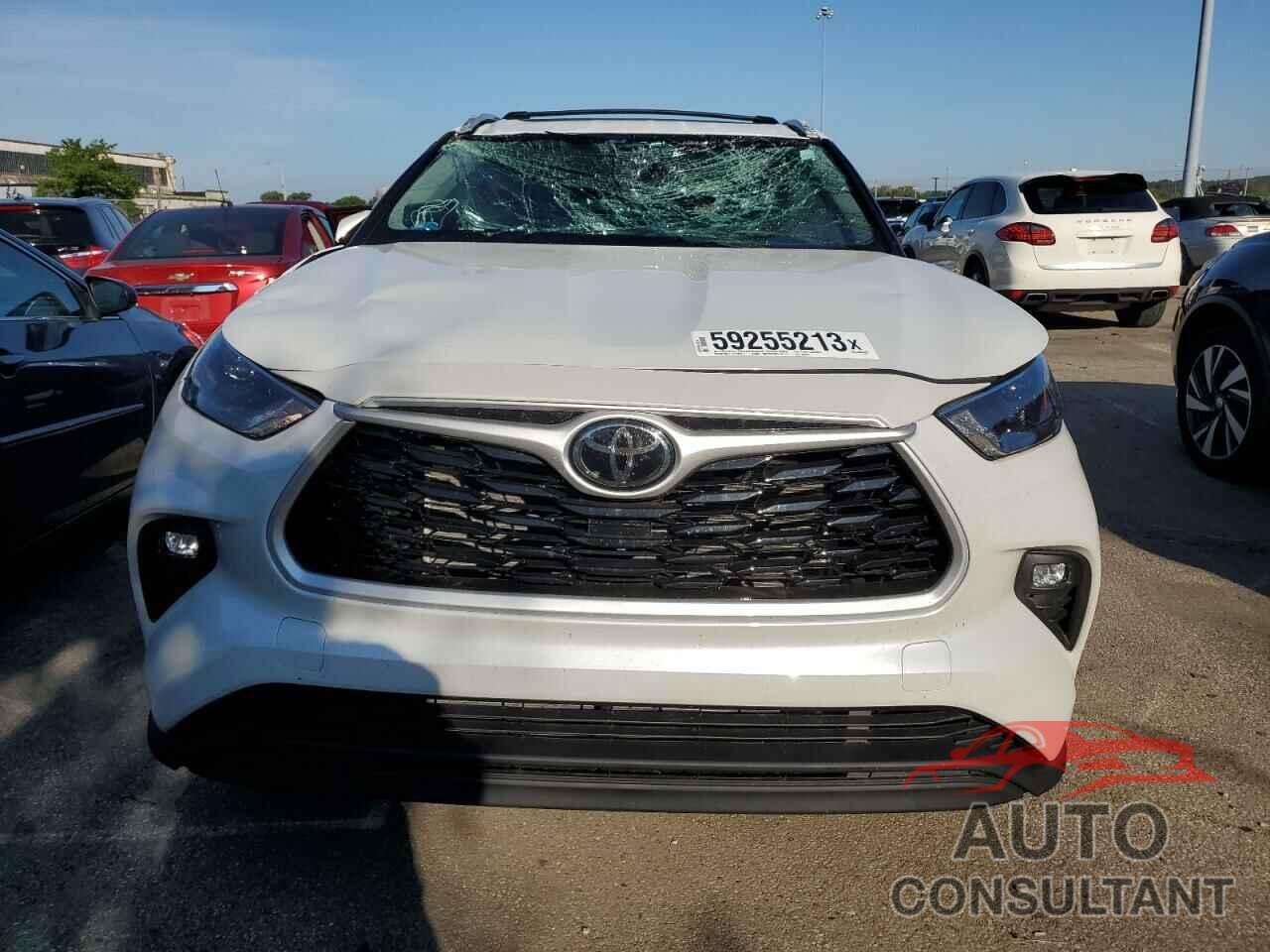 TOYOTA HIGHLANDER 2022 - 5TDGZRBH7NS255910