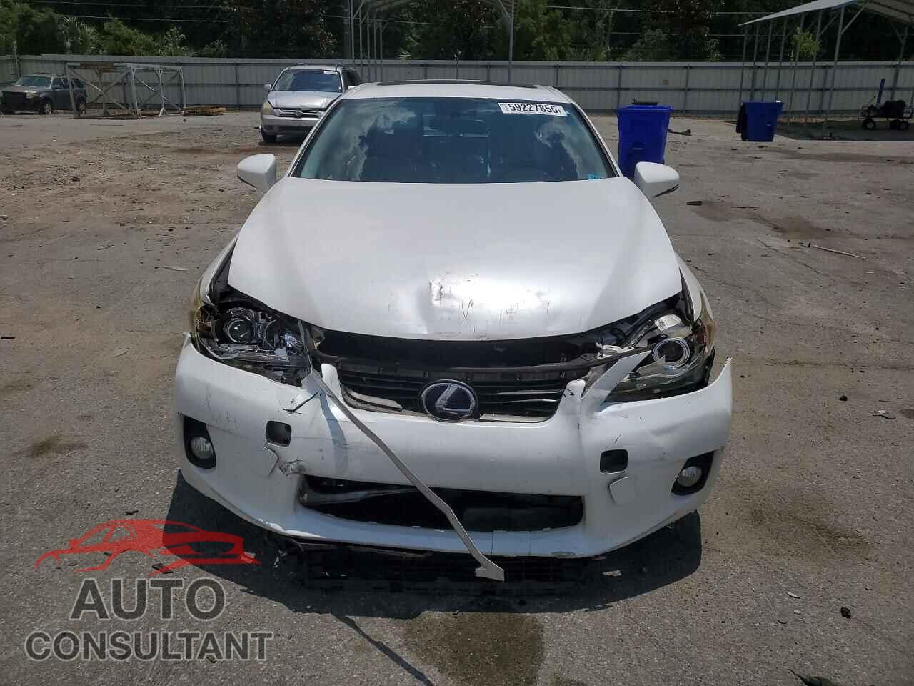 LEXUS CT 200 2012 - JTHKD5BH8C2082712