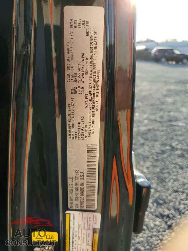 JEEP GLADIATOR 2024 - 1C6HJTAG7RL131572