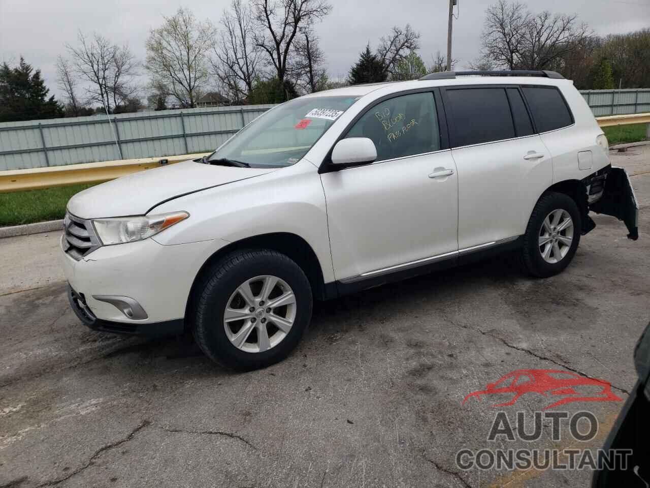 TOYOTA HIGHLANDER 2012 - 5TDBK3EH6CS159836