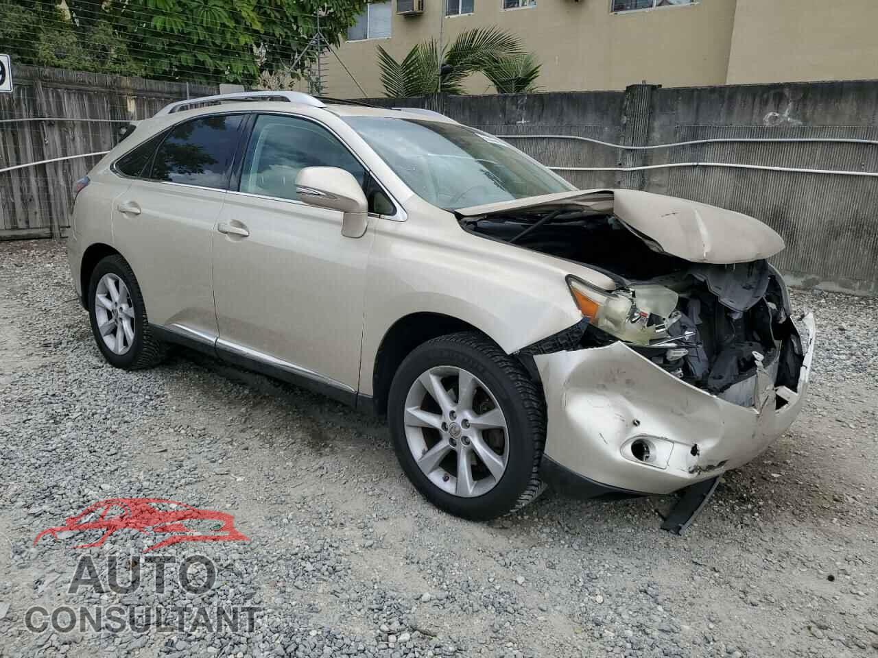LEXUS RX350 2012 - 2T2ZK1BA9CC076559