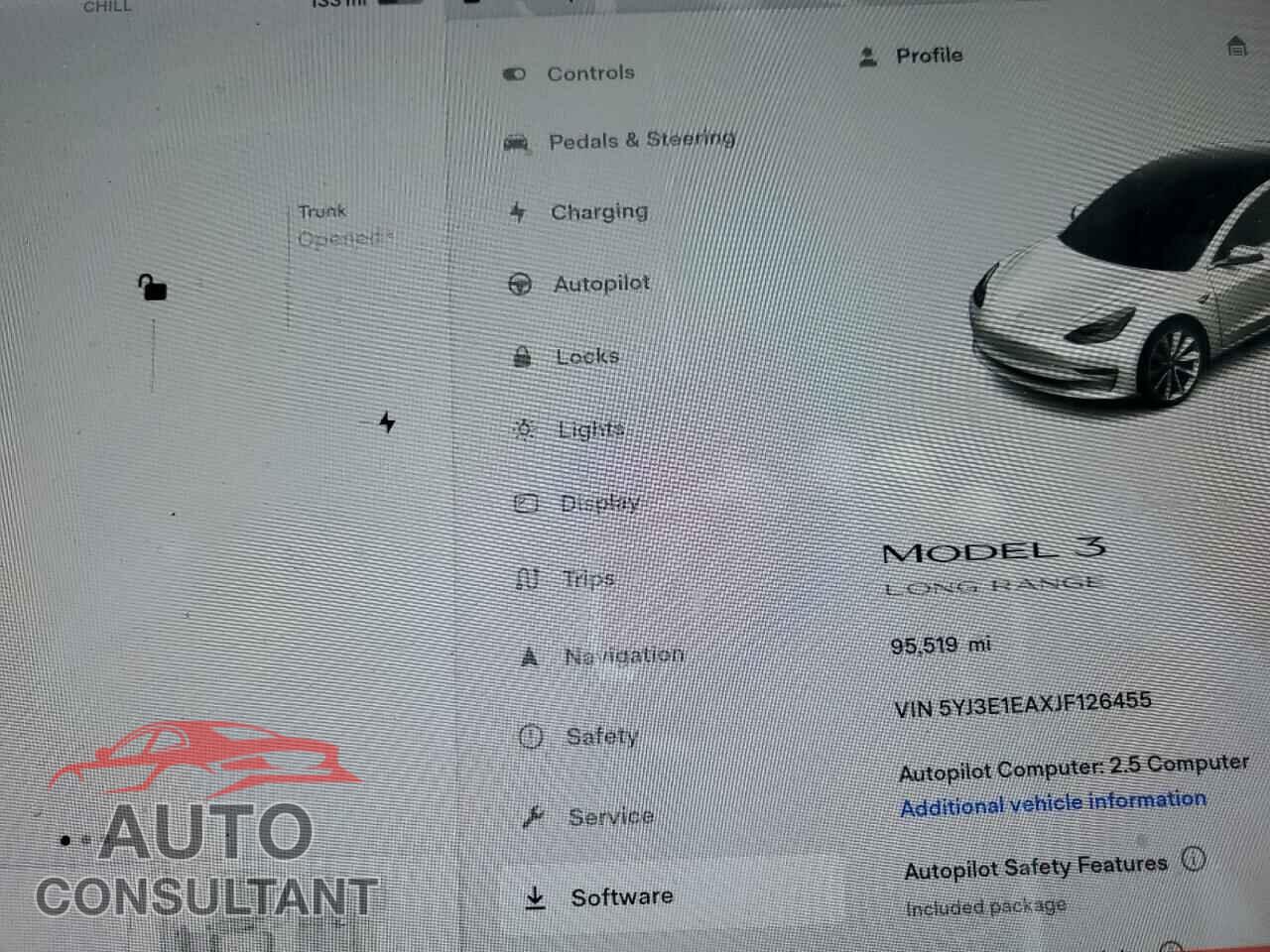 TESLA MODEL 3 2018 - 5YJ3E1EAXJF126455