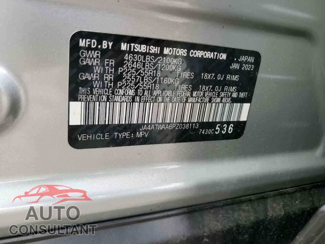 MITSUBISHI ECLIPSE 2023 - JA4ATWAA6PZ038113