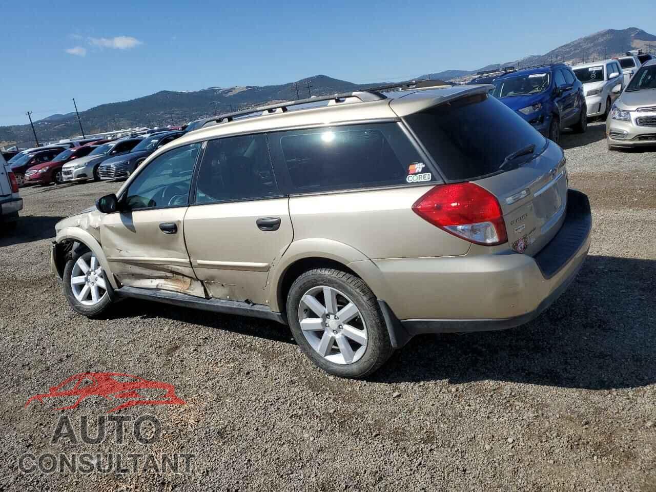 SUBARU OUTBACK 2009 - 4S4BP61C296311497