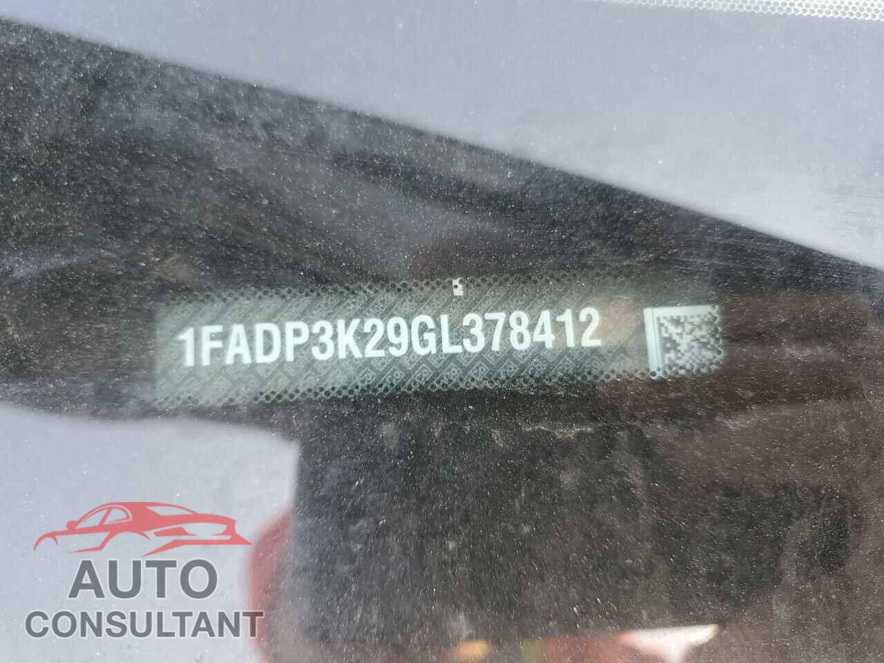 FORD FOCUS 2016 - 1FADP3K29GL378412