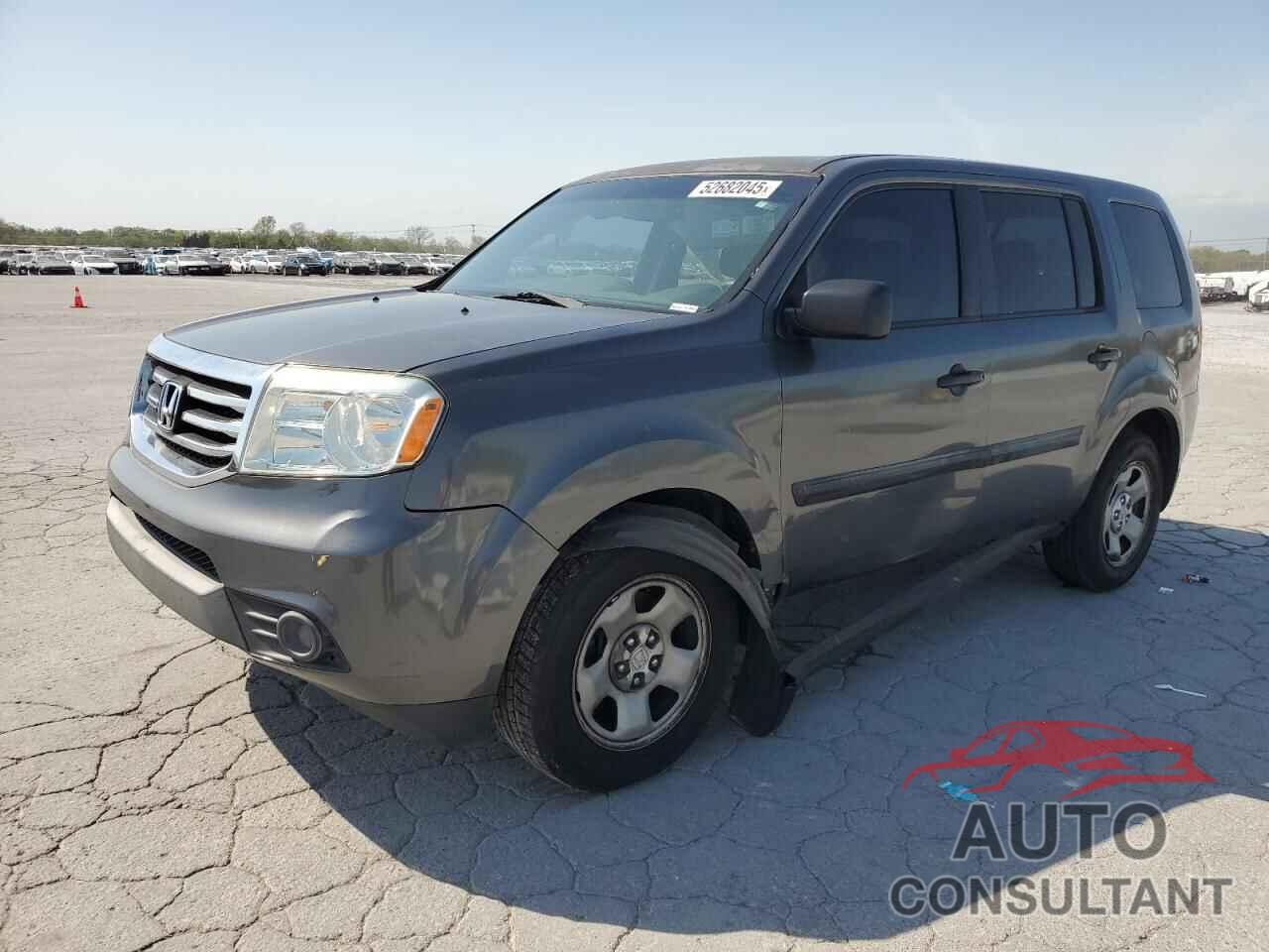 HONDA PILOT 2013 - 5FNYF3H22DB002042