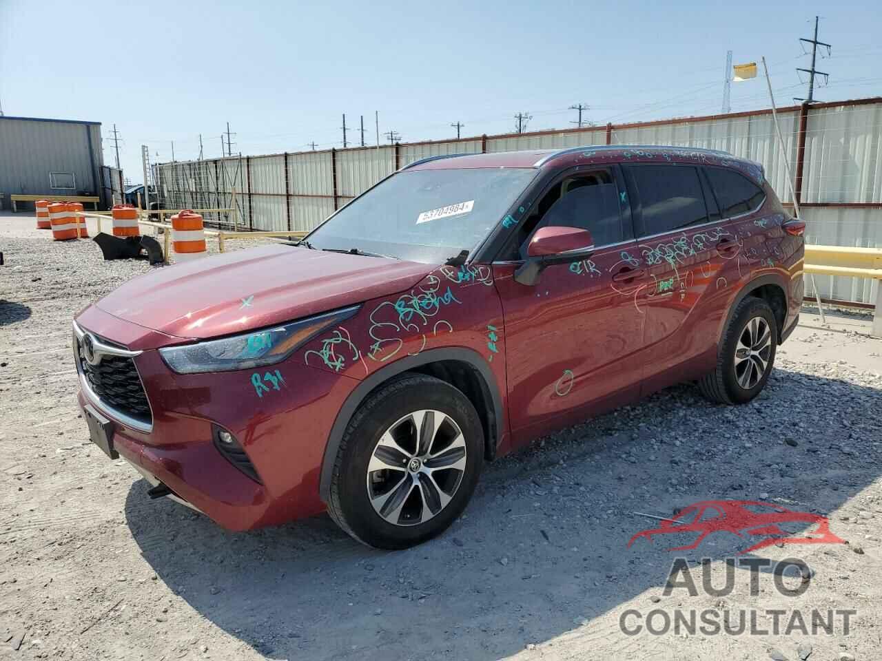 TOYOTA HIGHLANDER 2020 - 5TDGZRAH9LS013098