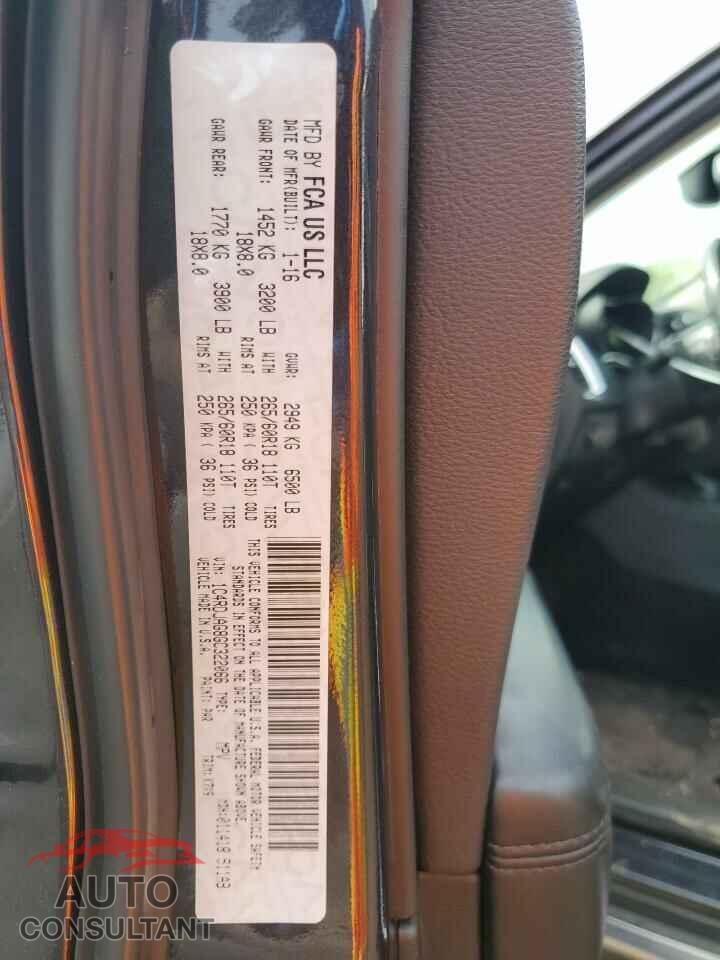 DODGE DURANGO 2016 - 1C4RDJAG8GC322066